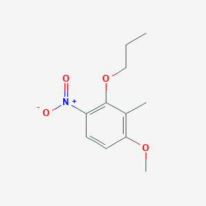 6-Methoxy-2-propyloxy-3-nitrotoluene