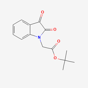 tert-butyl (2,3-dioxo-2,3-dihydro-1H-indol-1-yl)acetate