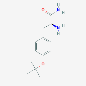 molecular formula C13H20N2O2 B8412563 H-Tyr(tBu)-NH2 