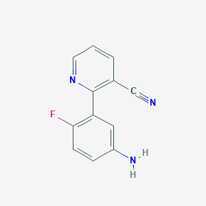 2-(5-Amino-2-fluorophenyl)-nicotinonitrile