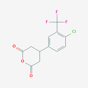 3-(4-Chloro-3-trifluoromethylphenyl)glutaric anhydride