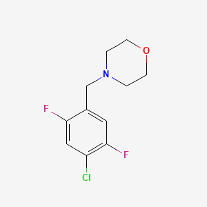 4-(4-Chloro-2,5-difluorobenzyl)morpholine