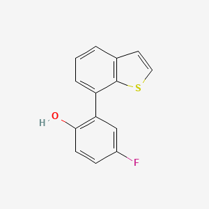 2-Benzo[b]thiophen-7-yl-4-fluoro-phenol