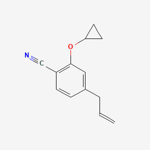 4-Allyl-2-(cyclopropyloxy)benzonitrile
