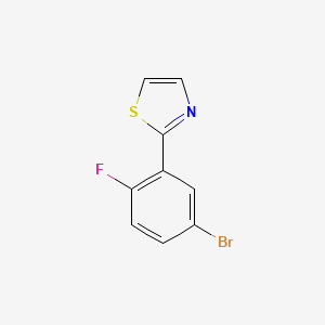 2-(5-Bromo-2-fluorophenyl)thiazole