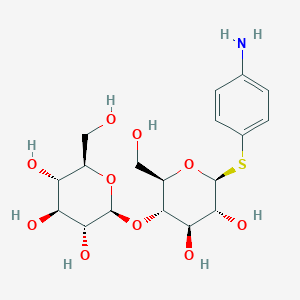 4-Aminophenyl 4-O-(beta-D-glucopyranosyl)-1-thio-beta-D-glucopyranoside
