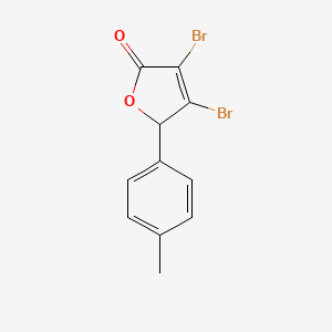 3,4-Dibromo-5-p-tolylfuran-2(5H)-one