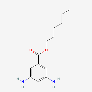 molecular formula C13H20N2O2 B8413711 n-Hexyl-3,5-diaminobenzoate 