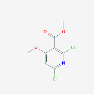 molecular formula C8H7Cl2NO3 B8413749 Methyl 2,6-dichloro-4-methoxynicotinate 