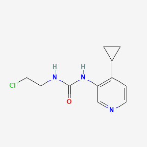 1-(2-Chloroethyl)-3-(4-cyclopropylpyridin-3-yl)urea
