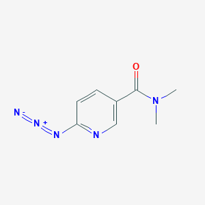 molecular formula C8H9N5O B8413875 6-azido-N,N-dimethylnicotinamide 