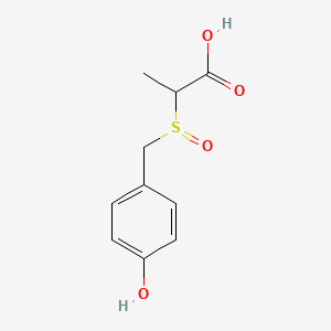 2-(p-Hydroxybenzylsulfinyl)propionic acid