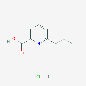 6-Isobutyl-4-methyl-pyridine-2-carboxylic acid hydrochloride