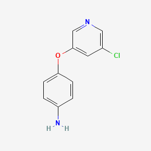 5-(4-Aminophenoxy)-3-chloropyridine