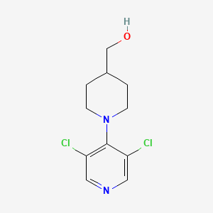(1-(3,5-Dichloropyridin-4-yl)piperidin-4-yl)methanol