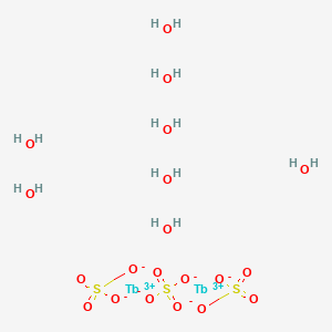 molecular formula H16O20S3Tb2 B084140 Terbium(III) sulfate octahydrate CAS No. 13842-67-6