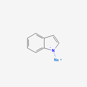 molecular formula C8H6NNa B8414177 Sodium indol-1-ide 