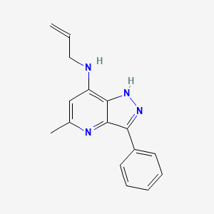 7-Allylamino-5-methyl-3-phenyl-1H-pyrazolo[4,3-b]pyridine