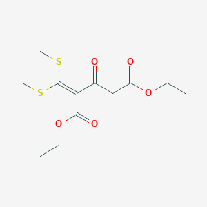 2-(Bis-methylsulfanyl-methylene)-3-oxo-pentanedioic acid diethyl ester