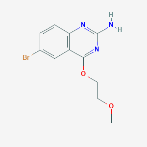 2-Amino-6-bromo-4-(2-methoxyethoxy)-quinazoline