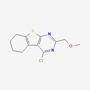 4-Chloro-2-methoxymethyl-5,6,7,8-tetrahydro-benzo[4,5]thieno[2,3-d]pyrimidine