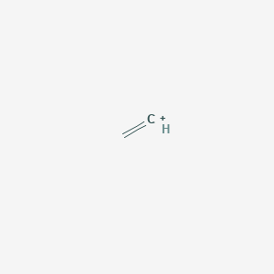 molecular formula C2H3+ B084143 Ethene-1-ylium CAS No. 14604-48-9