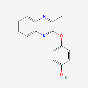 2-(4-Hydroxyphenoxy)-3-methylquinoxaline