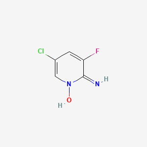 2-Amino-5-chloro-3-fluoropyridine 1-oxide