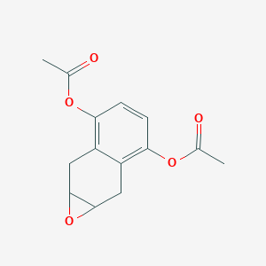 (3-Acetyloxy-1a,2,7,7a-tetrahydronaphtho[6,7-b]oxiren-6-yl) acetate