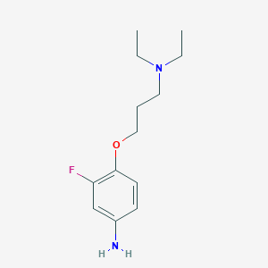 4-(3-Diethylamino-propoxy)-3-fluoro-phenylamine