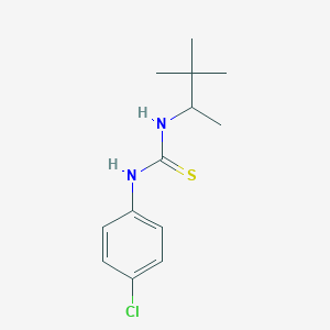 1-(4-Chloro-phenyl)-3-(1,2,2-trimethylpropyl)-thiourea