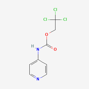 2,2,2-Trichloroethyl pyridin-4-ylcarbamate