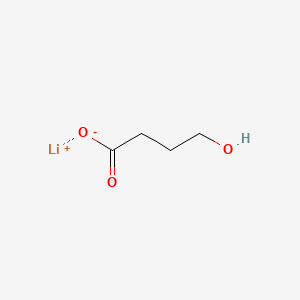 molecular formula C4H7LiO3 B8414491 Lithium gamma-hydroxybutyrate CAS No. 63255-29-8