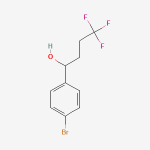 1-(4-Bromophenyl)-4,4,4-trifluorobutan-1-ol