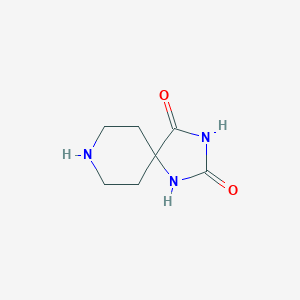 molecular formula C7H11N3O2 B084146 1,3,8-三氮杂螺[4.5]癸烷-2,4-二酮 CAS No. 13625-39-3