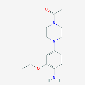 1-(4-(4-Amino-3-ethoxyphenyl)piperazin-1-yl)ethanone