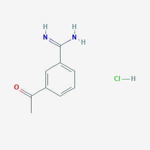 3-Acetylbenzenecarboximidamide, Hydrochloride