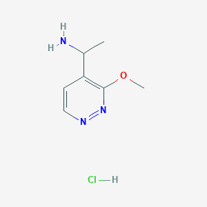 1-(3-Methoxypyridazin-4-yl)ethanamine hydrochloride