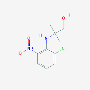 2-[N-(6-Chloro-2-nitrophenyl)]amino-2-methyl-1-propanol