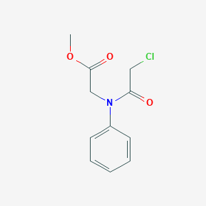 N-chloroacetyl-N-phenylglycine methyl ester