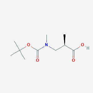 N-Methyl-N-Boc-alpha-(R)-methyl-beta-alanine