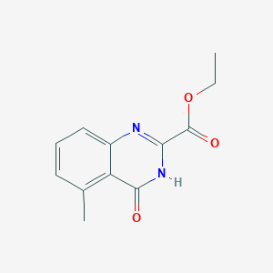 Ethyl 5-methyl-4-oxo-3,4-dihydroquinazoline-2-carboxylate