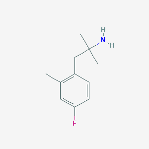 2-(4-Fluoro-2-methylphenyl)-1,1-dimethylethylamine