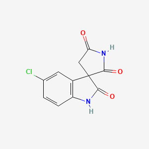 5-Chloro-1H-spiro[indole-3,3'-pyrrolidine]-2,2',5'-trione