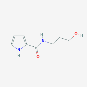 molecular formula C8H12N2O2 B8415012 N-(3-Hydroxypropyl)pyrrole-2-carboxamide 