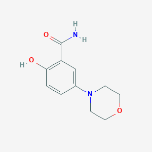 molecular formula C11H14N2O3 B8415028 2-Hydroxy-5-(morpholin-4-yl)benzamide 