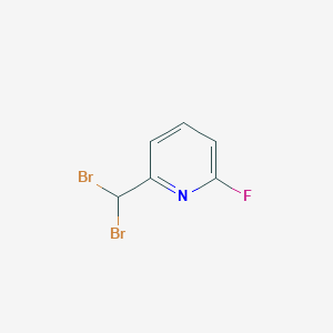 2-Dibromomethyl-6-fluoropyridine
