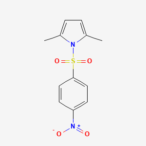 4-[(2,5-dimethyl-1H-pyrrol-1-yl)sulfonyl]nitrobenzene