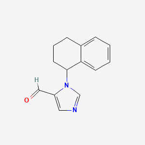 1-(1,2,3,4-tetrahydro-1-naphthalenyl)-1H-imidazole-5-carboxaldehyde