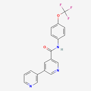 molecular formula C18H12F3N3O2 B8415045 BCR-ABL1-IN-1 